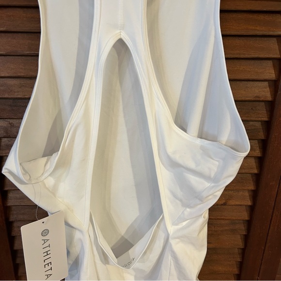 Athleta Contemplation Tank Top White Glow Size L - Picture 5 of 7